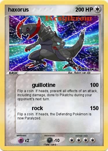 Pokemon haxorus