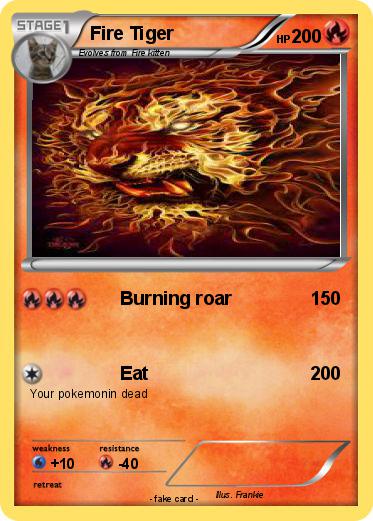 Pokemon Fire Tiger