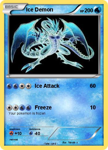 Pokemon Ice Demon