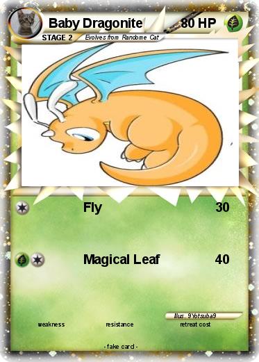Pokemon Baby Dragonite