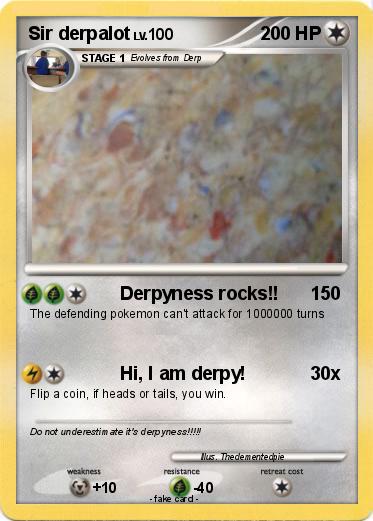 Pokemon Sir derpalot