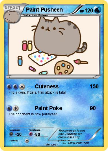 Pokemon Paint Pusheen