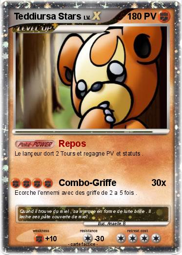 Pokemon Teddiursa Stars