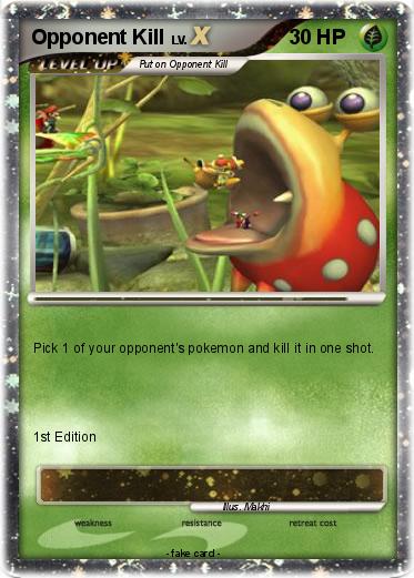 Pokemon Opponent Kill