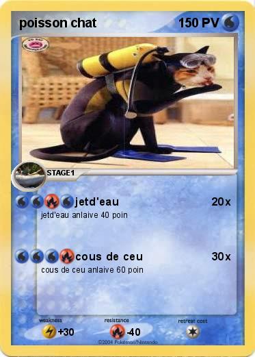 Pokemon poisson chat