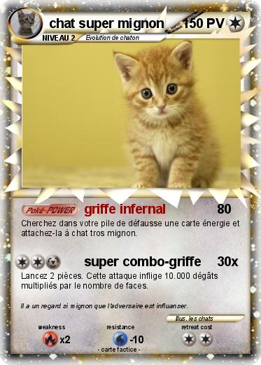 Pokemon chat super mignon