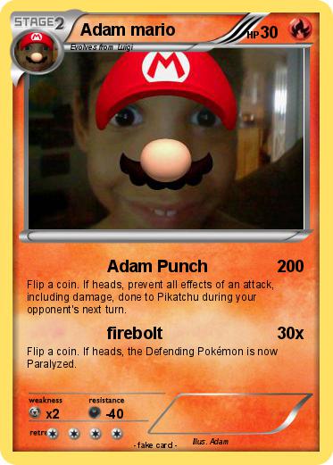 Pokemon Adam mario