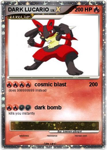 Pokemon DARK LUCARIO