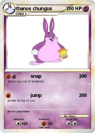 Pokemon thanos chungus