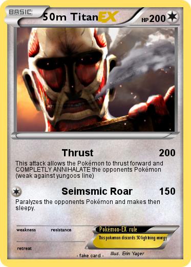 Pokemon 50m Titan