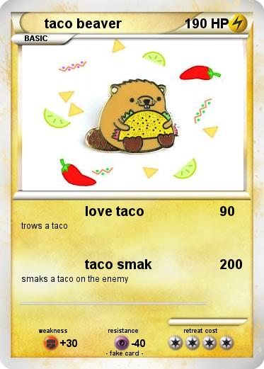 Pokemon taco beaver