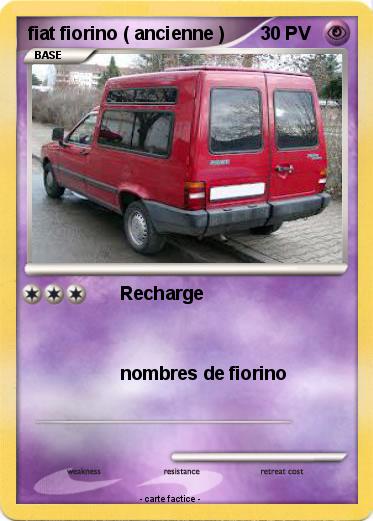 Pokemon fiat fiorino ( ancienne )