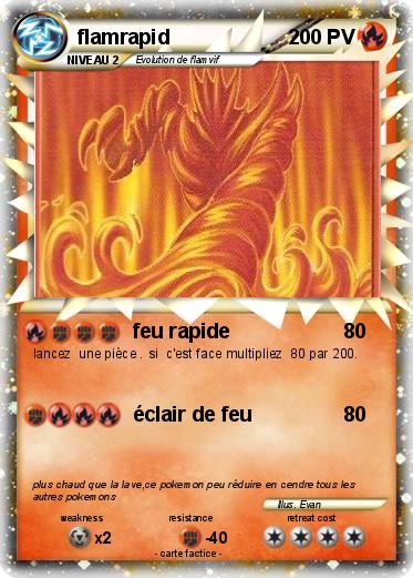 Pokemon flamrapid