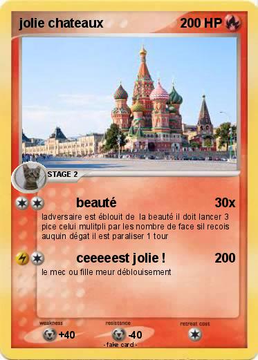 Pokemon jolie chateaux