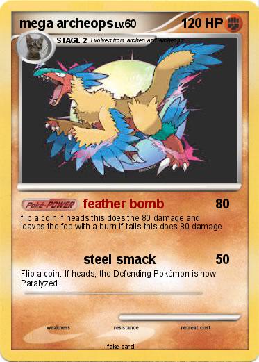 Pokemon mega archeops