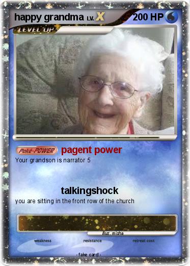 Pokemon happy grandma