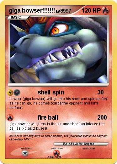 Pokemon giga bowser!!!!!!!
