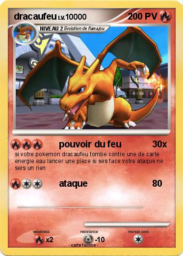 Pokemon dracaufeu