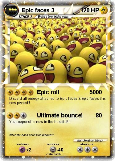 Pokemon Epic faces 3