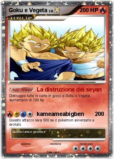 Pokemon Goku e Vegeta