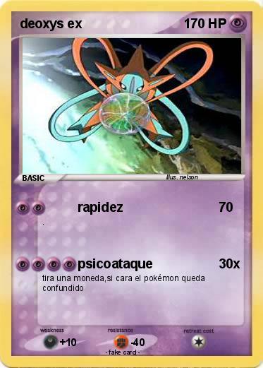 Pokemon deoxys ex