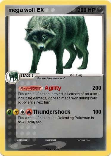 Pokemon mega wolf EX