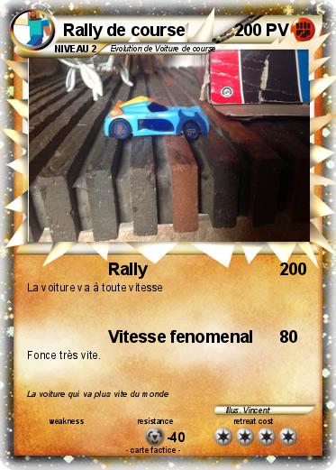 Pokémon Rally de course - Rally - Ma carte Pokémon
