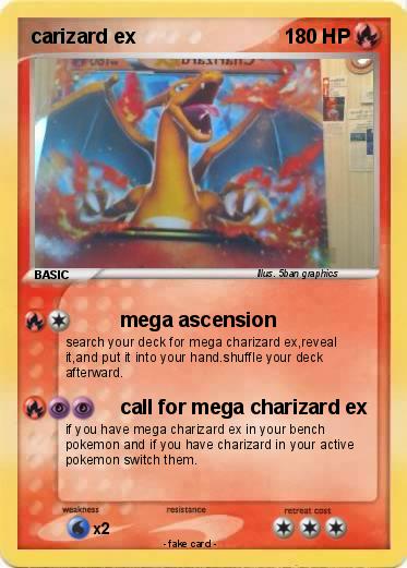 Pokemon carizard ex