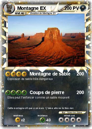 Pokemon Montagne EX