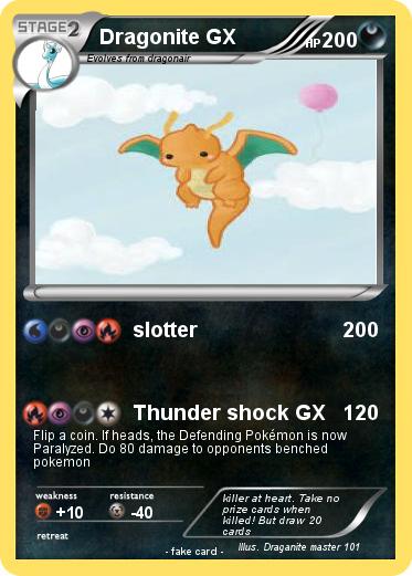 Pokemon Dragonite GX
