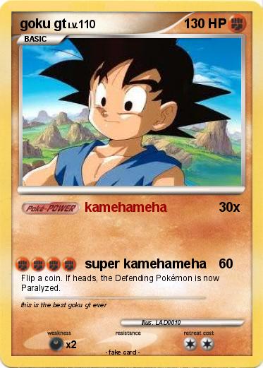 Pokemon goku gt
