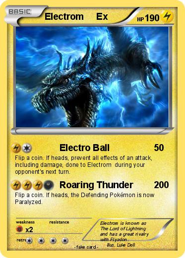 Pokemon Electrom     Ex
