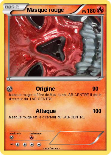Pokemon Masque rouge