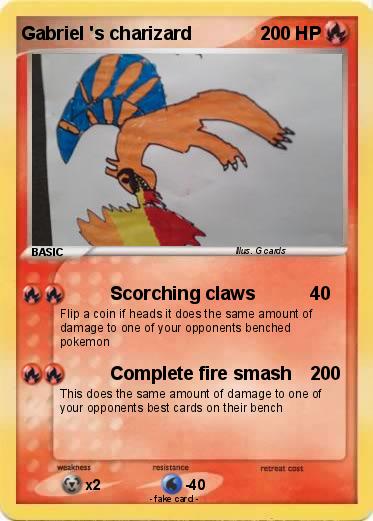 Pokemon Gabriel 's charizard