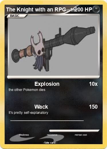 Pokemon The Knight with an RPG