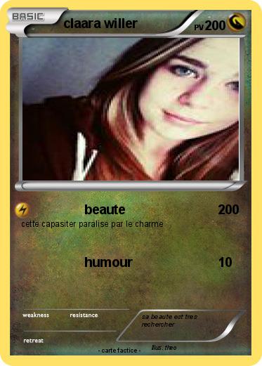Pokemon claara willer