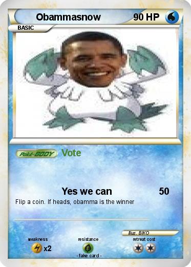 Pokemon Obammasnow