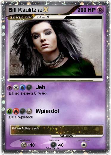 Pokemon Bill Kaulitz