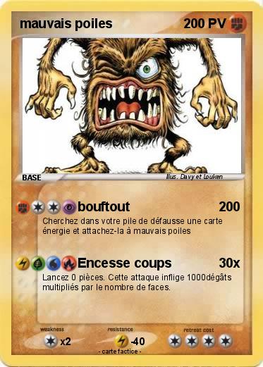 Pokemon mauvais poiles