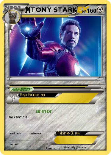 Pokemon TONY STARK
