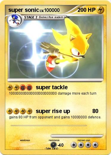 Pokemon super sonic