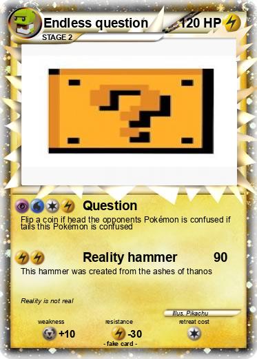 Pokemon Endless question