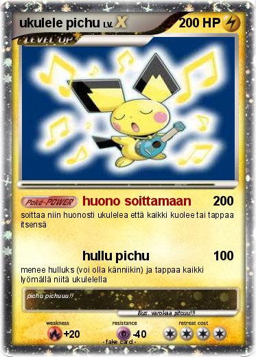 Pokemon ukulele pichu