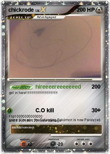 Pokemon chickrode