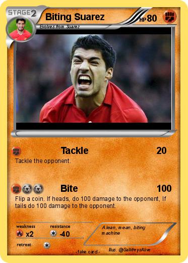 Pokemon Biting Suarez