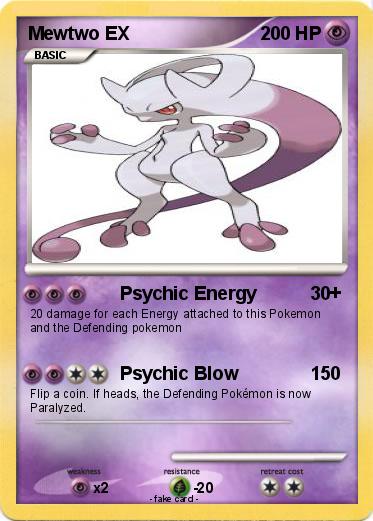 Pokemon Mewtwo EX