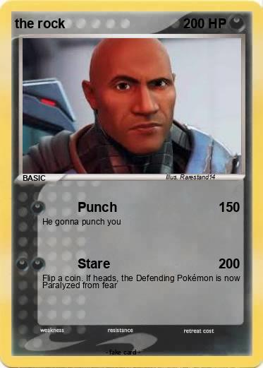 Pokemon the rock
