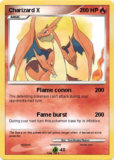 Pokemon Charizard X