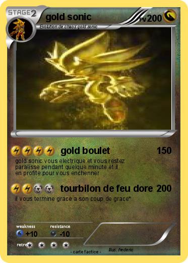 Pokemon gold sonic