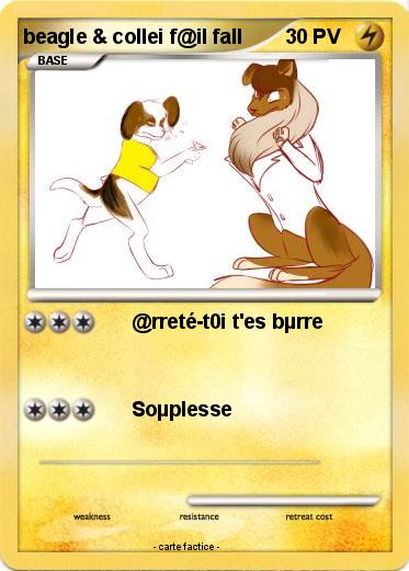 Pokemon beagle & collei f@il fall